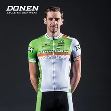 DONEN Professional team series Cycling jersey sets shorts set Ropa Ciclismo quick dry pro team wear men bicycle Maillot Culotte