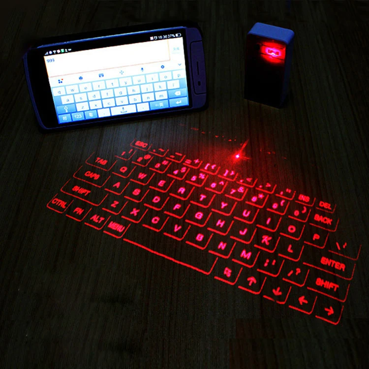 Projection Laser Keyboard Wireless Bluetooth USB Ultra Portable Virtual