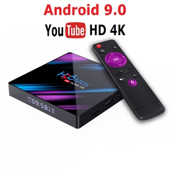 

Android 9.0 TV Box Rockchip RK3318 H96 MAX 4GB RAM 64GB USB3.0 1080P H.265 4K 60fps Google Player Store Netflix Youtube H96MAX
