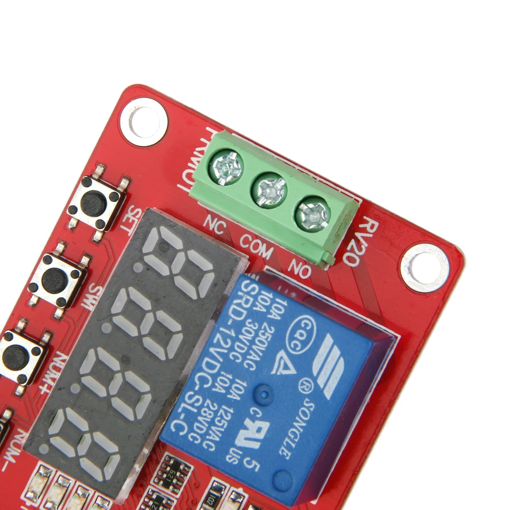 Multifunction Self-lock Relay Cycle Timer Module PLC Automation Delay 12V