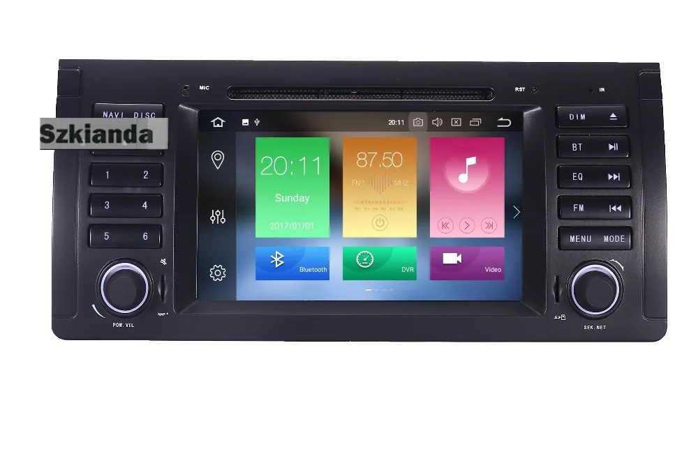 Android 9,0 автомобильный dvd-плеер для BMW E53 android gps E39 X5 Wifi 4G Quad 1024X600 BT Радио RDS USB SD камера+ DVR