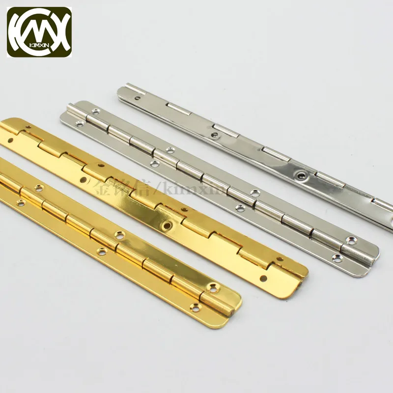 10 Unid 17*150mm en stock oro/plata hardware hierro muebles y gabinete bisagra calidad Cocina gabinete bisagras w-056