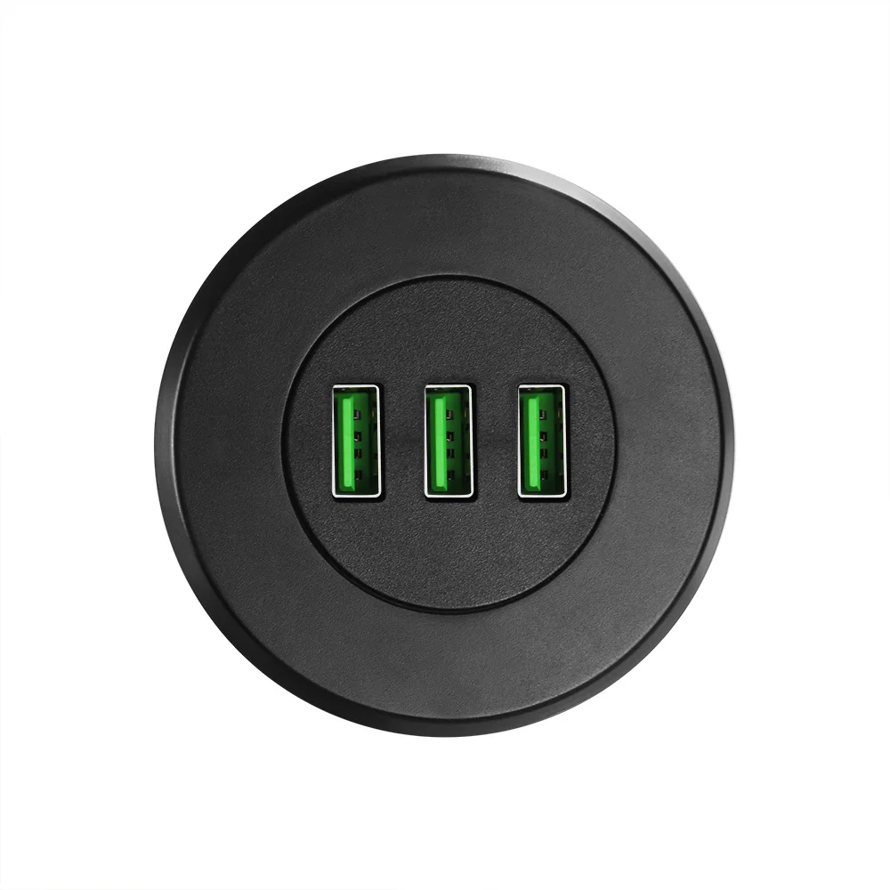 Powstro 3 usb порта зарядное устройство концентратор втулка настольное отверстие USB зарядное устройство портативный адаптер Быстрая зарядка для samsung для huawei sony