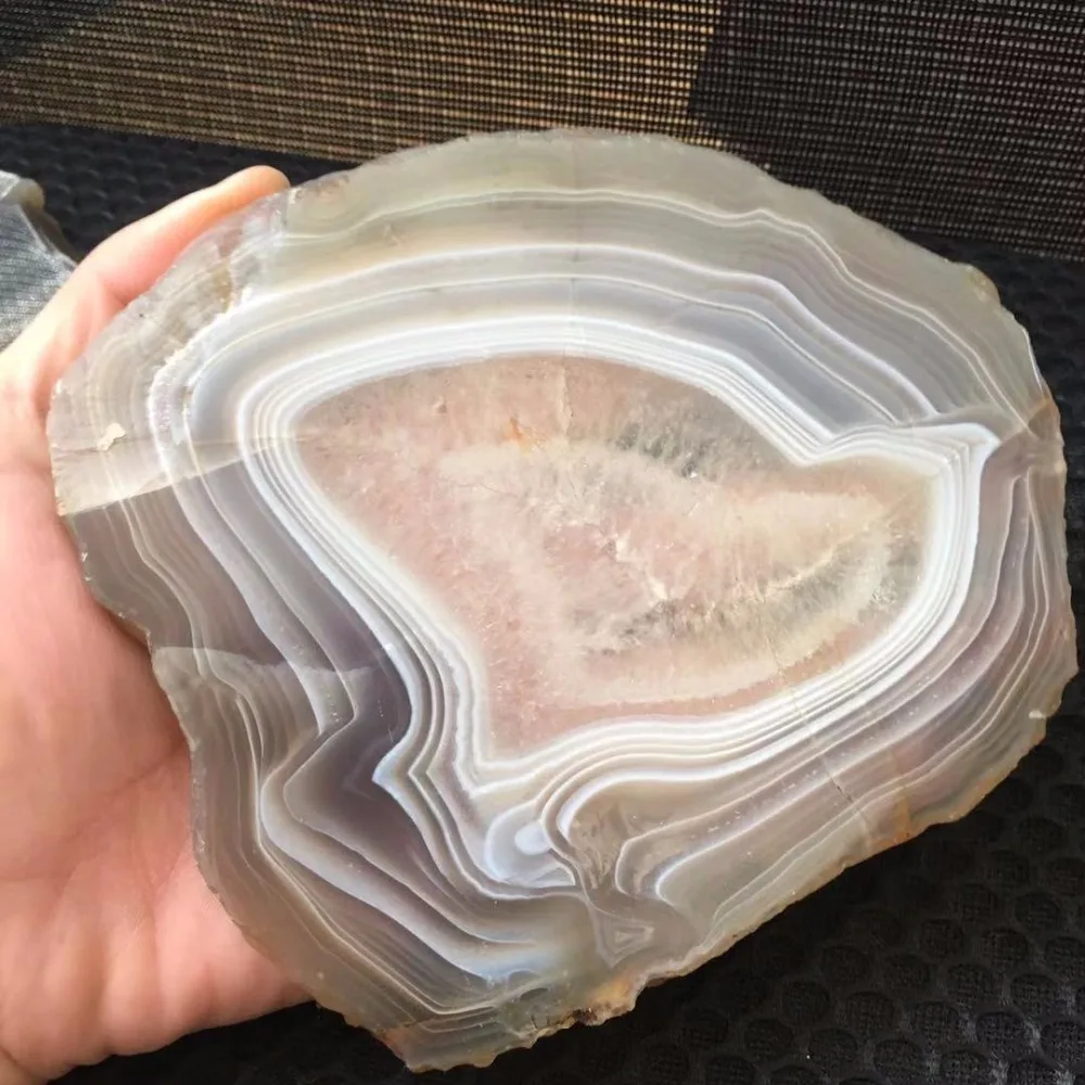 Настольная лампа Geode Druzy Slice 1 шт. натуральный агат из ананаса минерал камень для