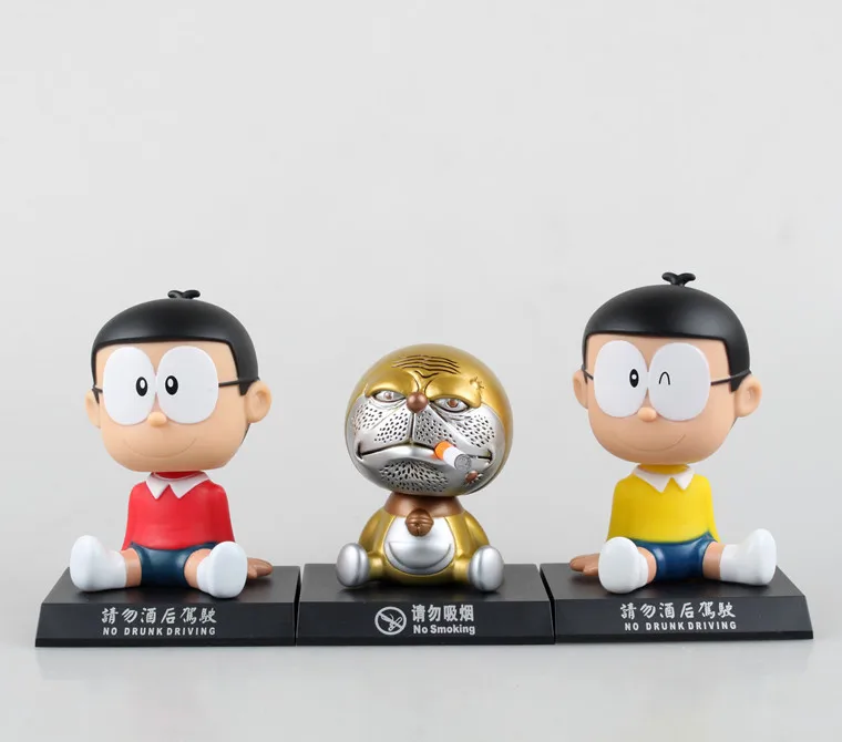 Pop Doraemon Nobita Nobi Figurine Car Decoration Japan Classic Comic Anime Kid Toys 12cm Action Brinquedos Juguetes - Action Figures - AliExpress