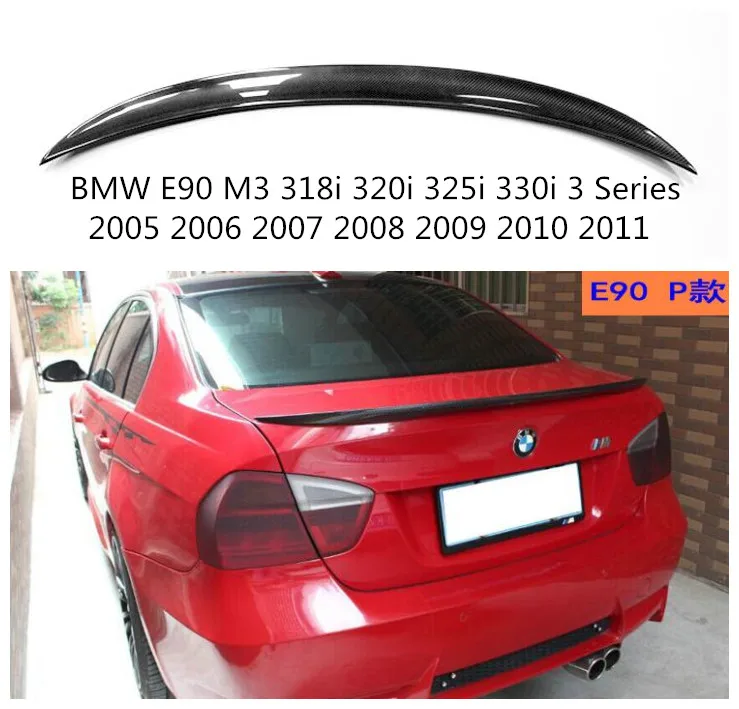 Высококачественный автомобильный спойлер из углеродного волокна для заднего