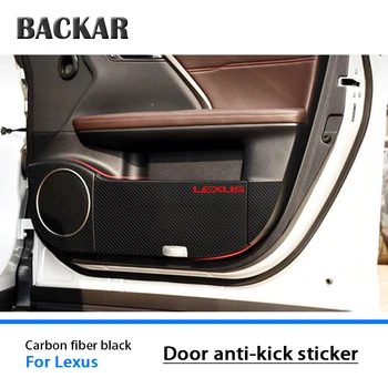 

Barkar Auto High Quality Styling Car Stickers Decorative Door Anti Kick Mat For Lexus ES 2013-2014 RX 2004-2014 Accessories