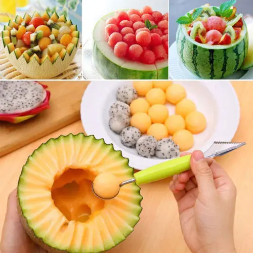 

UK Fruit Spoon Baller Carving Knife Tools Spoon to Dig the Ball Stainless Steel
