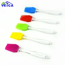 1 шт силиконовые кондитерские кисти прозрачные пластиковые handl барбекю торт хлеб масло крем приготовления барбекю Basting кисти инструменты