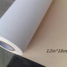 12in* 18 м цифровые Струйные печатные картины на холсте для украшения комнаты или художественной работы(380 г хлопок холст