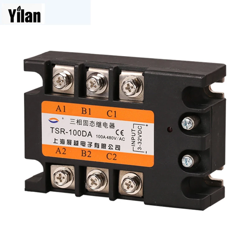 

Three phase Solid state relay TSR-100DA 100A SSR Relay