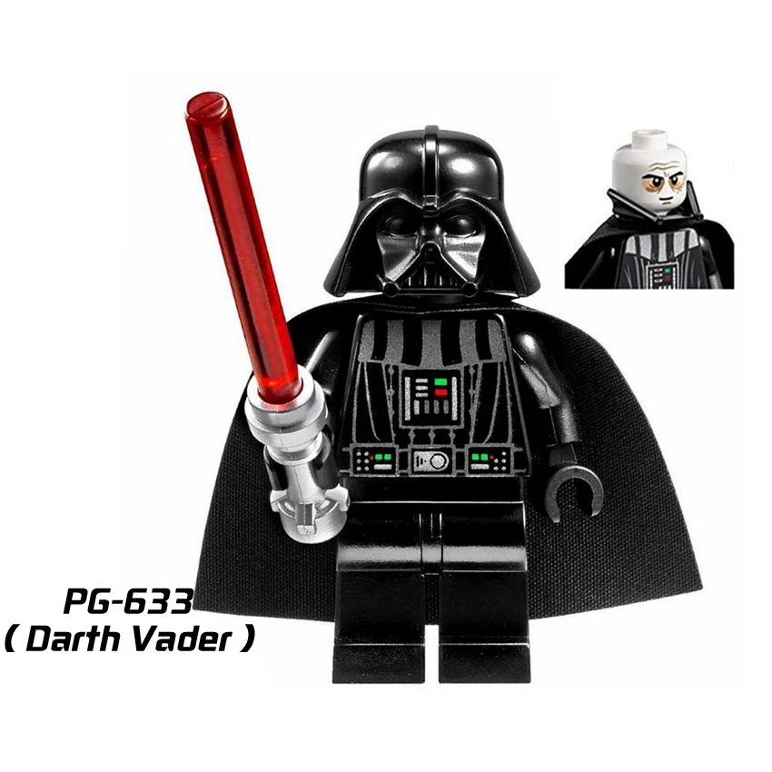 Single Sale Star Wars Legoings Darth Vader Amidala Darth Maul Count dooku Jango  Fett Stormtrooper Minifigs Building Blocks Toys