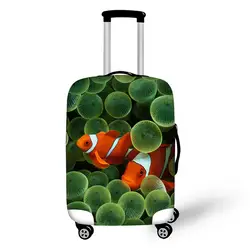 Защитный чехол для чемодана морской рыбы чехол для багажника применяется к 18-30 дюймов чемодан эластичный толстый багажный чехол дорожные