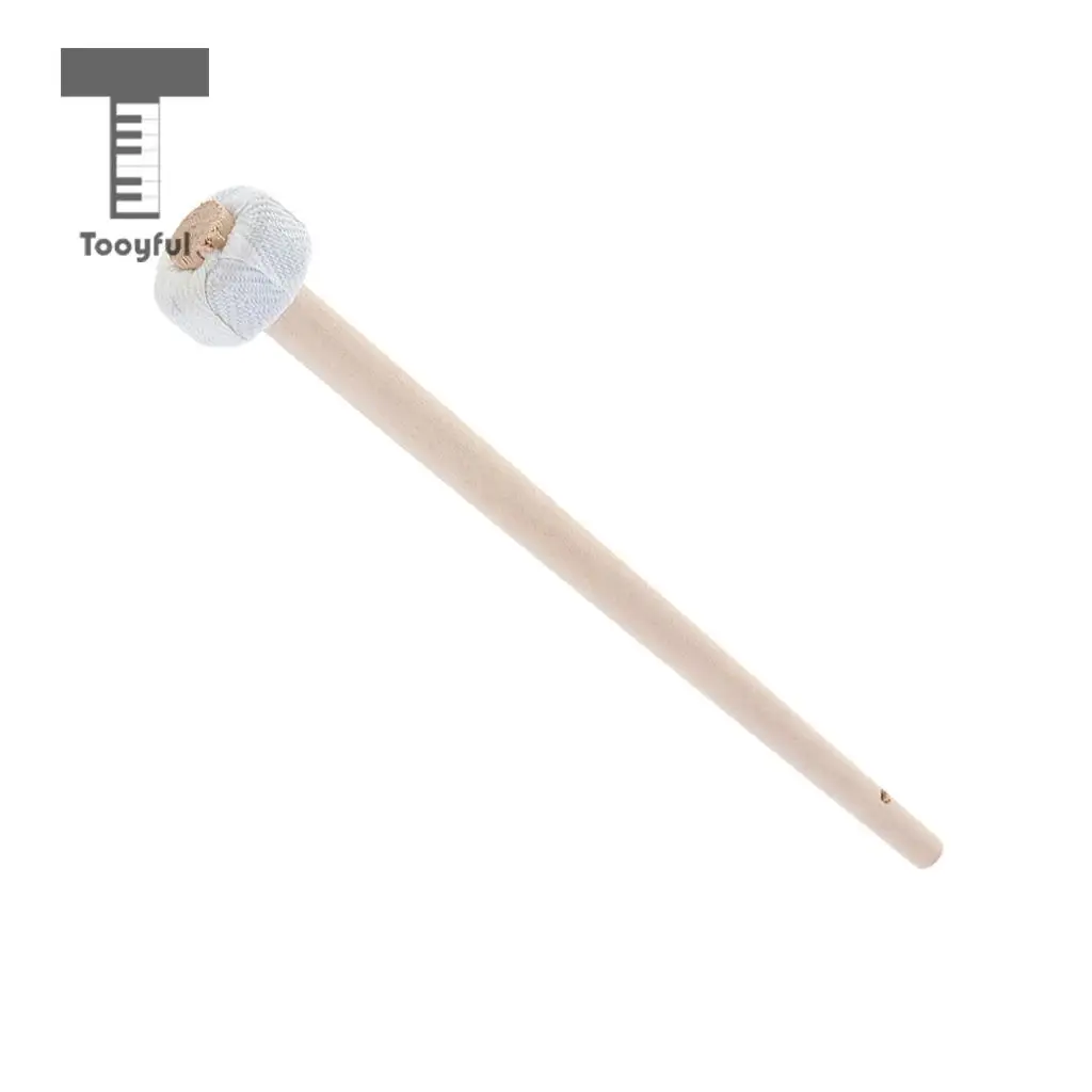 1pc Solid Wooden Drumstick Cymbal Chinese Gong Mallet Hammer Stick Drumstick Percussion Instrument Accessories 25cm