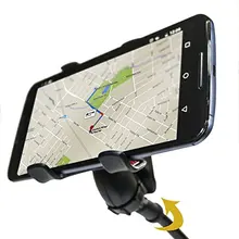 Universal Lazy Android Mobile Phone Clip Holder GPS Desk Bed Stand Bracket 360 Rotating Mount For