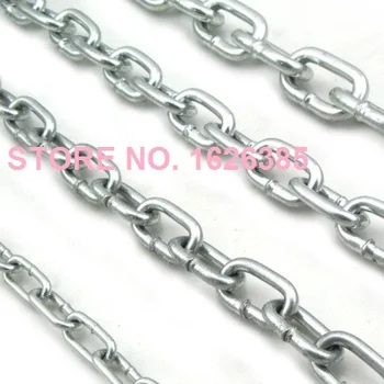 

2MM--3MM, 5M--16M Electroplating Galvanized iron chain lashing link binder chain pet ceiling lamp animal clothesline guardrail