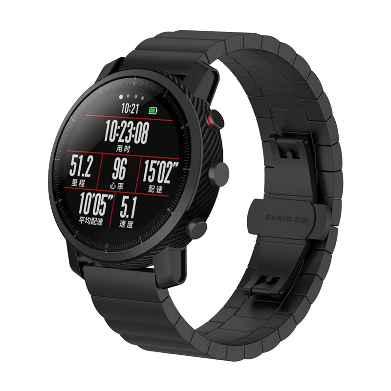 Ремешок из нержавеющей стали для huawei WATCH GT Smart Watch Band металлические Сменные аксессуары ремешок для huawei WATCH GT