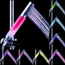 Ouneed Gifts Led Light Colorful Handheld LED Light 7 Colors Gradual Change Bathroom Water Shower Head Mixer Faucet Tap