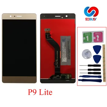 

High Screen For Huawei P9 Lite lcd display P9 Lite touch screen Panel Glass sensor Monitor Digiziter Assembly Replacement Parts