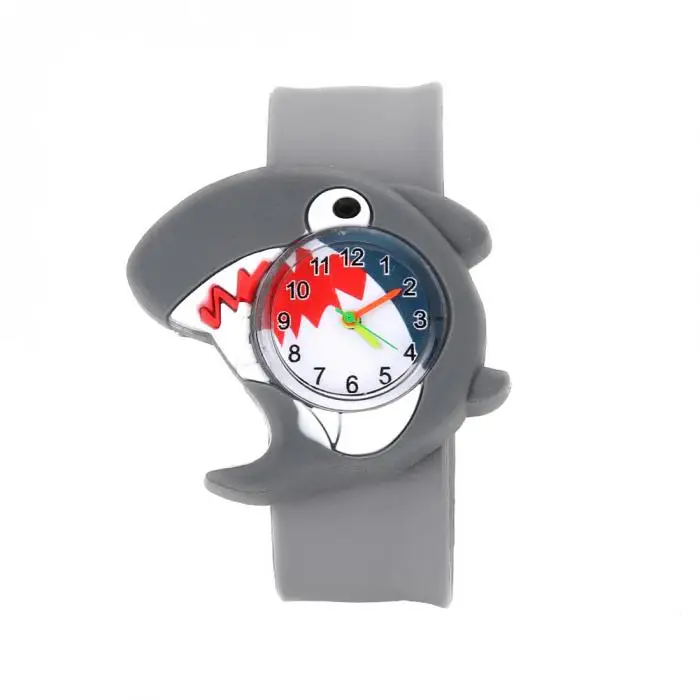 Милые Мультяшные студенческие наручные часы с животными, Кварцевые спортивные детские наручные часы с уникальным рисунком, подарок для мальчиков и девочек, детские часы