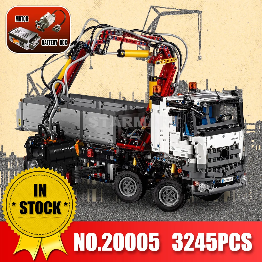 

LEPIN 20005 3245PCS Legoing Technic Building Blocks The Loading Truck Modle Education Legoings Kids Toys For Children Gifts