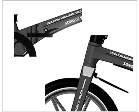 Flash Deal electric bicycle magnesium alloy folding bike 16inch mini size lithium battery 36v 250w light weight disc brake CE certificated 1