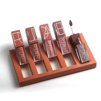 

10 Color Sexy Velvet Lip Gloss Red Lip Tint Moisturizer Lipgloss Matte Liquid Lipstick Tatto Kits Easy to Wear Waterpro