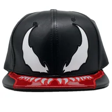 Новая унисекс модная Персонализированная вышитая комикс герой Веном Дэдпул Человек-паук Бэтмен Хип-хоп шапка, кепка