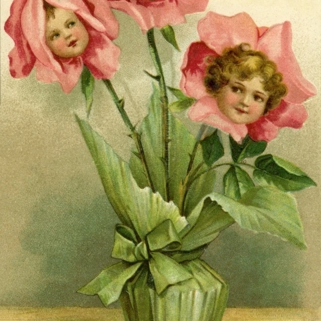 Flower Faces Poster Print By Mary Evans Picture Library Peter & Dawn Cope Collection (18 X 24)