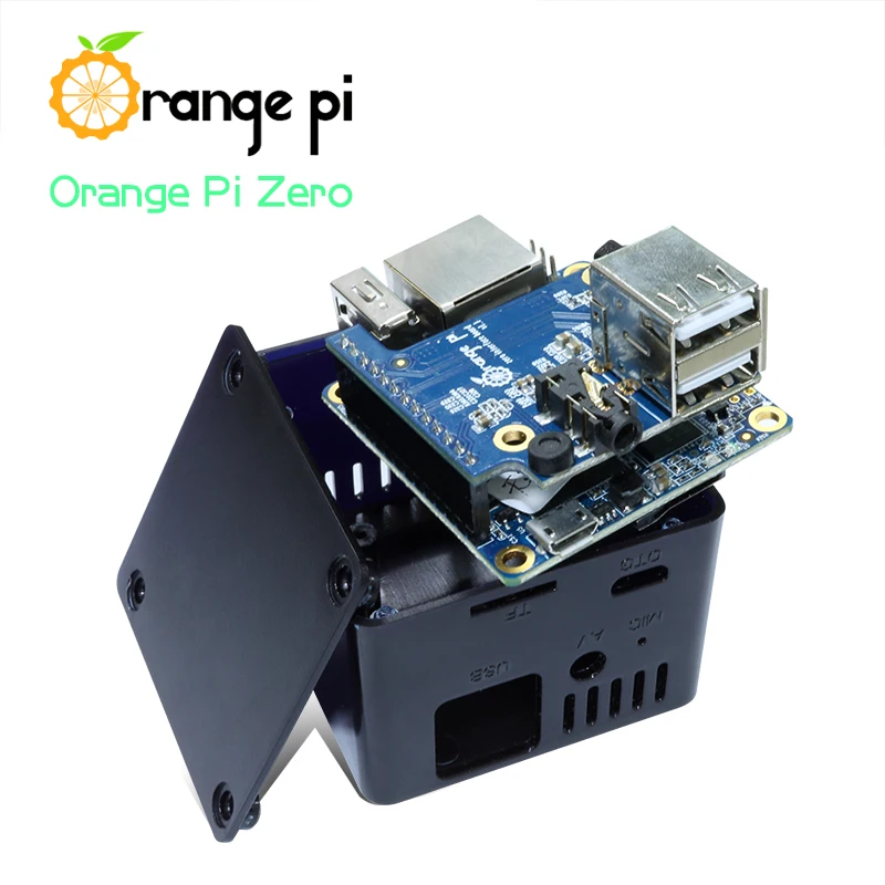 Orange Pi Zero 512MB+Expansion Board+Black Case, Run Android 4.4, Ubuntu,  Debian Image - AliExpress