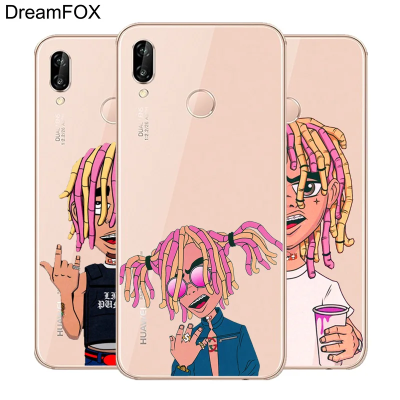DREAMFOX M523 Lil Pump Soft TPU Silicone Case Cover For Huawei Honor 6A 6C 7X 9 10 P20 P30 Lite Pro P Smart 2019 |