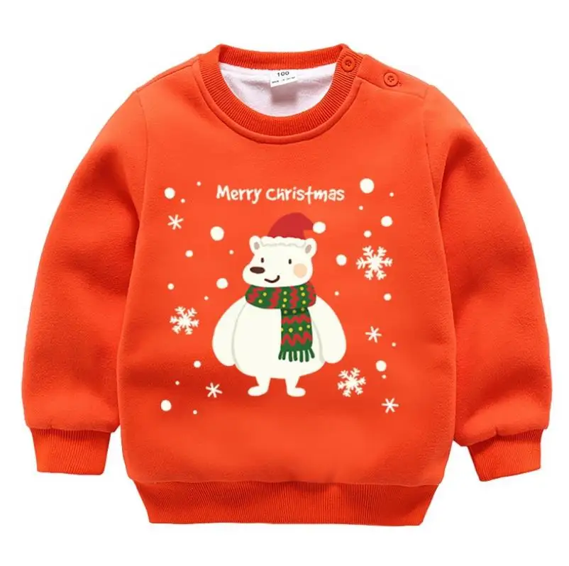 Коллекция года, осенне-зимние модные костюмы для мальчиков и девочек детские рождественские комплекты из чистого хлопка, двухслойные бархатные утепленные комплекты одежды - Color: Khaki
