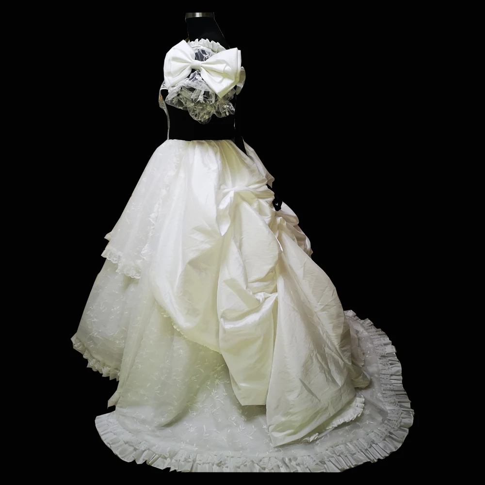 

New white Vintage costumes 18th Duchess Retro medieval Renaissance Reenactment Theatre Civil war Victorian dress D-341