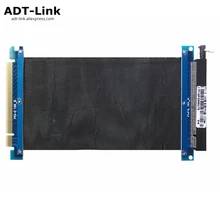 Новый PCI Express PCIe3.0 16x гибкий кабель с ПВХ изоляцией карты Графика карты x16 удлинитель Порты и разъёмы высокоскоростной адаптер переходная карта PCI-e AWG30 Gen3