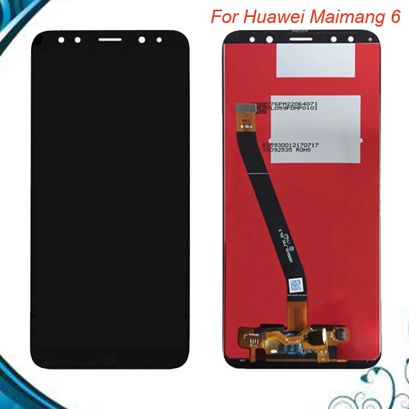 

For Huawei maimang 6 Touch Screen+LCD Screen Display Assembly Replacement For Huawei maimang6 RNE-AL00 Black/White/Gold IN Stock