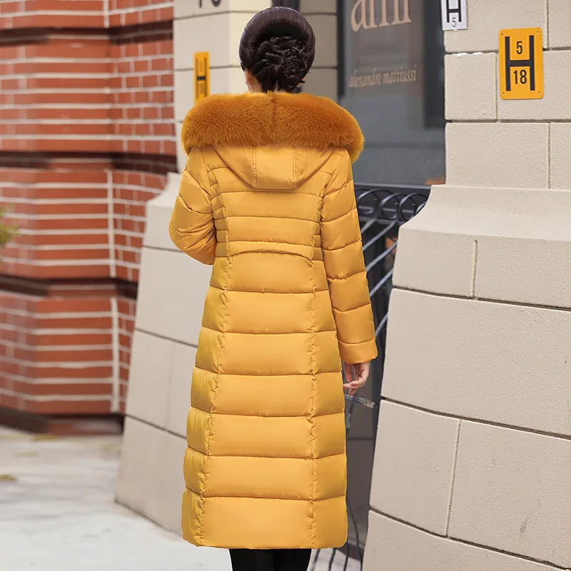 2018 Winter Jacket Women Plus Size 5XL Middle-aged Womens Parkas Thicken Warm Hooded Coats Long Female Winter Women's Jackets