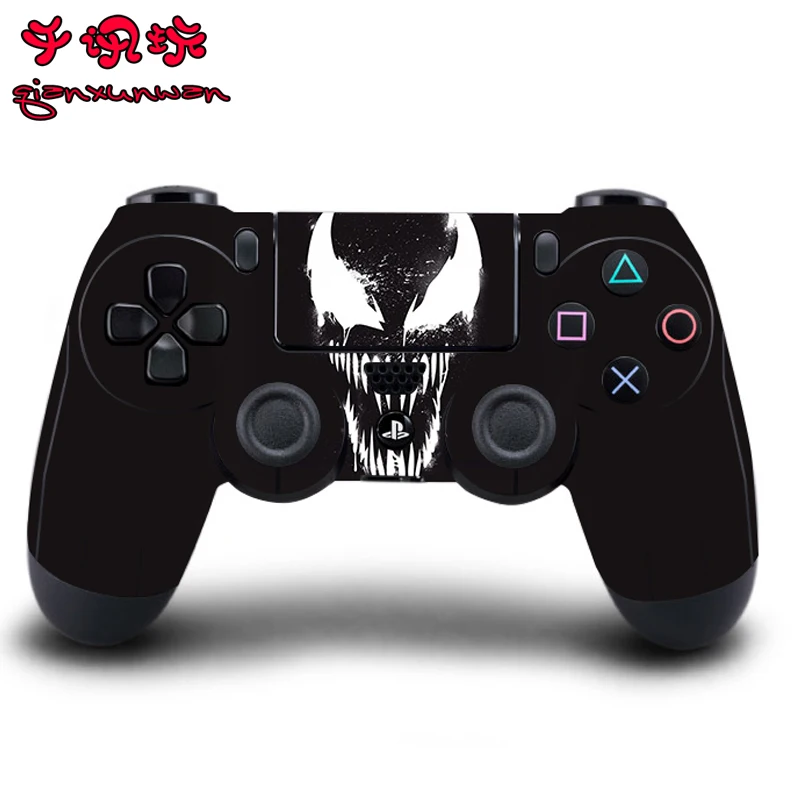 Venom Человек-паук полное покрытие контроллера наклейки для Playstation 4 Dualshock 4 геймпад виниловые скины наклейки игровая станция 4 кожа