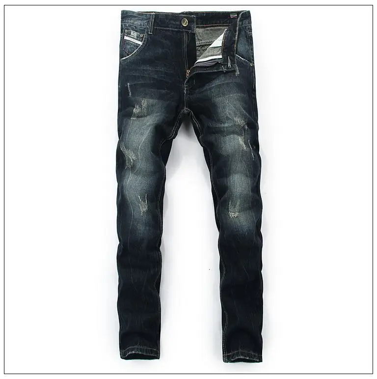 High Quality Mens Jeans Famous Brand Mens Stretch Straight Denim Skinny Jeans Men Cotton Jeans For