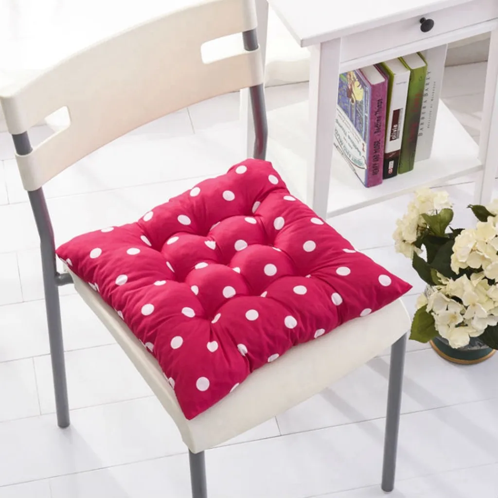 

2019 Decor Throw Pillow Durable Polka Dot Chair Cushion Garden Dining Home Office Seat Soft Pad 8 Colors Decorative D1