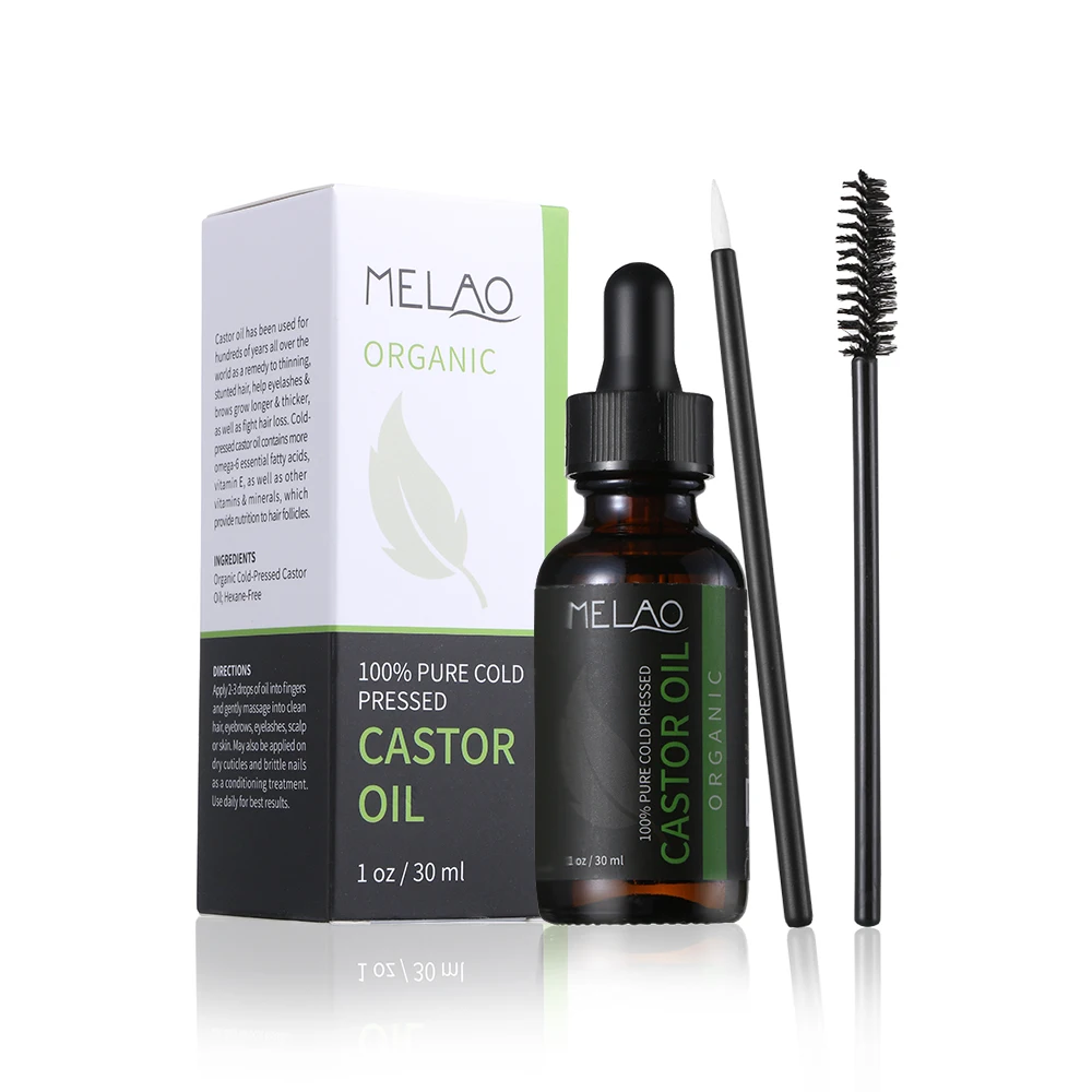 30ml Castor Oil Hair Growth Eyelashes Enhancer Nourish Skin Massage