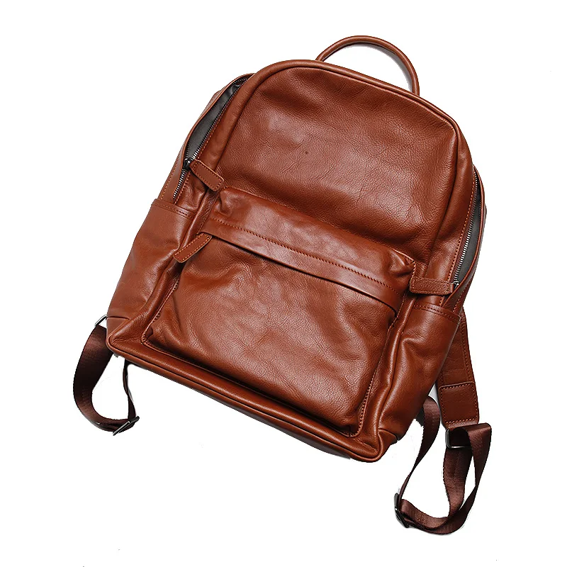 LANSPACE мужской рюкзак из коровьей кожи модный рюкзак из натуральной кожи Повседневная дорожная сумка