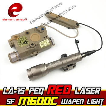 Element Airsoft-Luz Led láser IR surefir M600C Wapen, 15 PEQ, doble Rifle, cambio de Arma, Control de Arma, linterna táctica