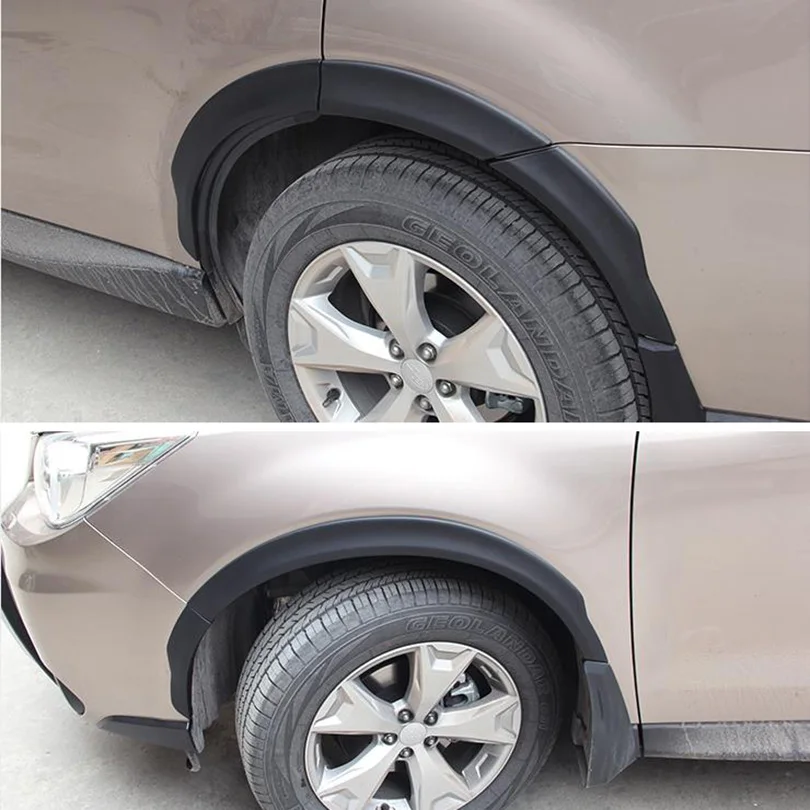 10 шт. защитные накладки на передние и задние своды для Subaru Forester 2013 2014 2015 2016