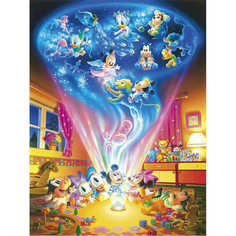 

DIY Diamond painting cross stitch cartoon diamond embroidery Mickey mouse Rhinestones painting broderie diamante mosaic