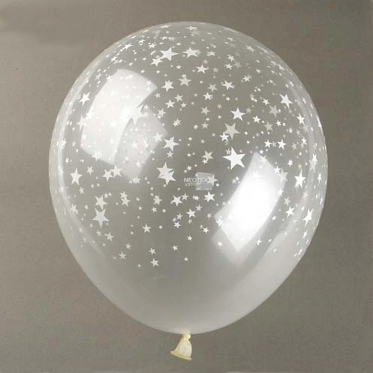 Ballons En Latex Pour Decoration De Fete D Anniversaire Et De Mariage Boule Transparente A Helium Pieces Lot 12 Pouces Aliexpress