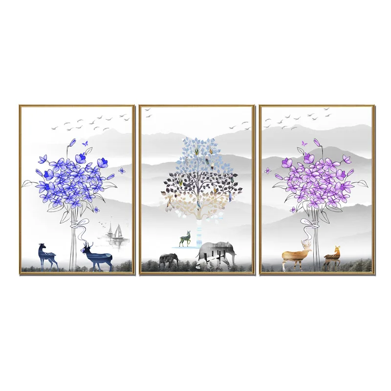 

Factory wholesale (No Framed) Modern abstract landscape Canvas Print On Canvas Printing Wall Pictures 12YM-A-571