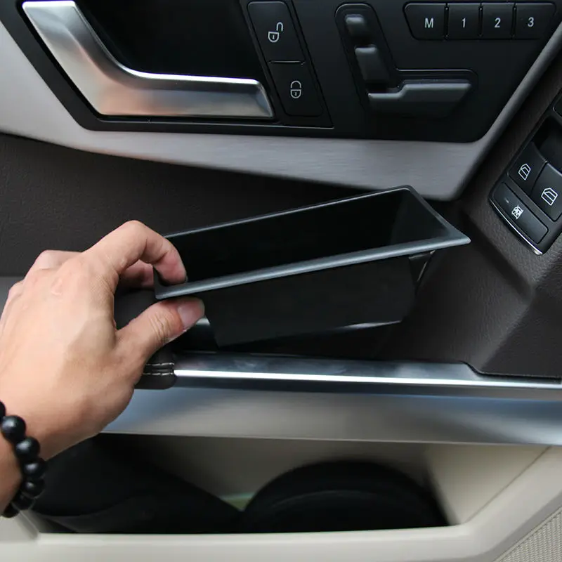 door storage box secondary storage box for mercedes benz glk 200 260 300 car accessories  (2)