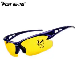 Запад biking велосипед Велоспорт Очки вождения езда очки спортивные Солнцезащитные очки для женщин UV400 очки Велосипедный Спорт Велоспорт