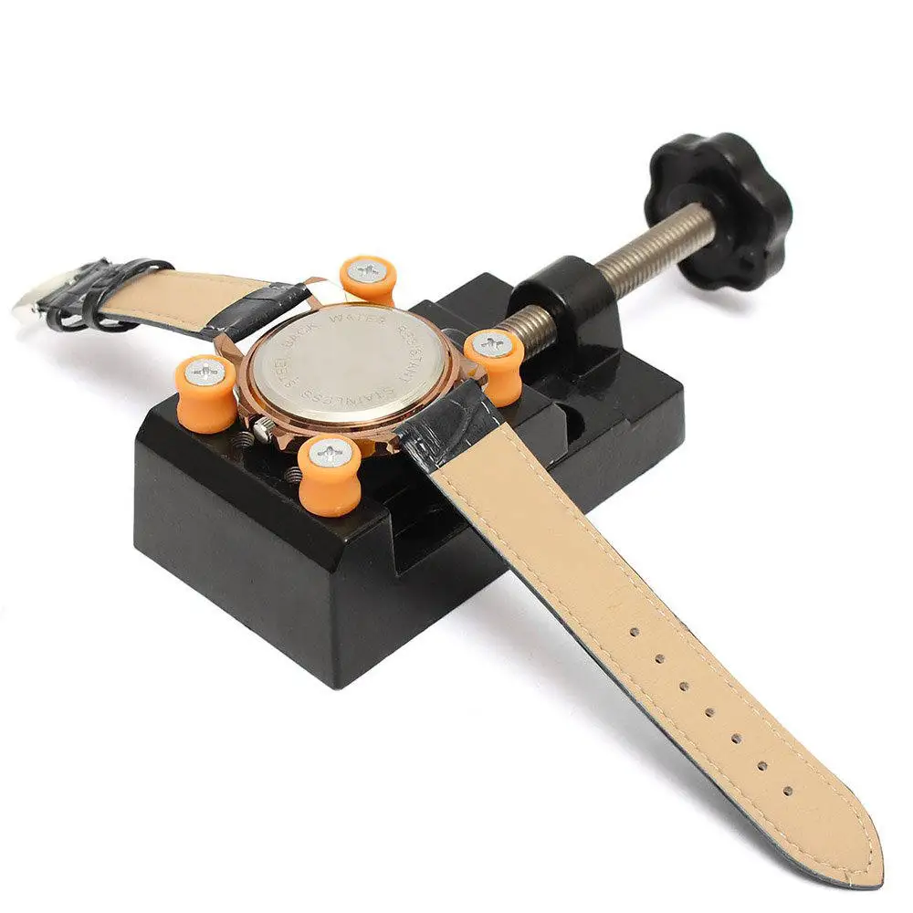 

Watch Adjustable Opener Back Case Cover Press Remover Fixing Holder Case Repairing Watchmaker Tool movement Dial Fixer