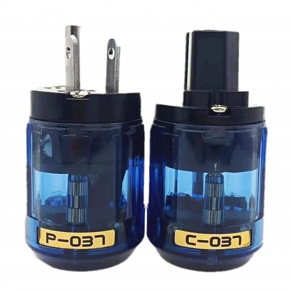 

Oyaide C-079 P-079 US Power Plug Rhodium Plated IEC Audio Connector Female-Male MATIHUR audio hifi